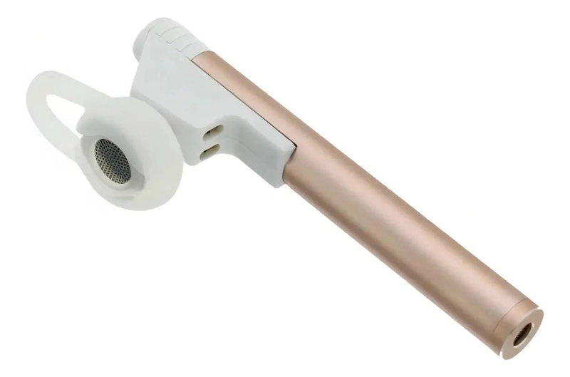 AUDIFONOS IN-EAR BLUETOOTH CON MICROFONO Y BASE DE CARGA ROSA ORO - 3