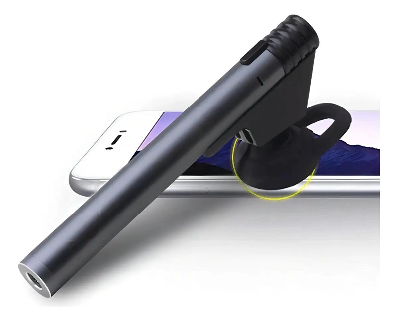 AUDIFONOS IN-EAR BLUETOOTH CON MICROFONO Y BASE DE CARGA ROSA ORO - 6