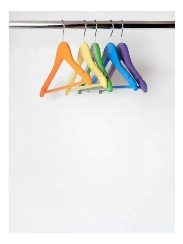 SET DE 5 COLGADORES ANTIDESLIZANTES PARA ROPA - 3