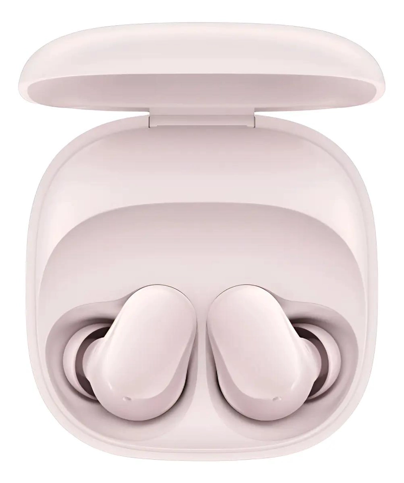 AURICULARES INALAMBRICOS CON ESTUCHE DE CARGA ROSA - 1