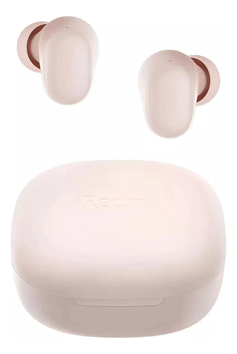 AURICULARES INALAMBRICOS CON ESTUCHE DE CARGA ROSA - 2