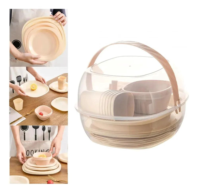 SET DE PICNIC COMPLETO PARA 6 PERSONAS CON 48 PIEZAS - 3