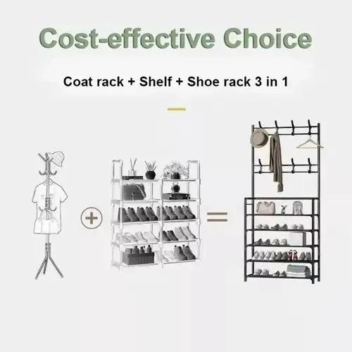 ORGANIZADOR COLGADOR DE ZAPATOS Y ROPA 4 NIVELES 80CM - 3
