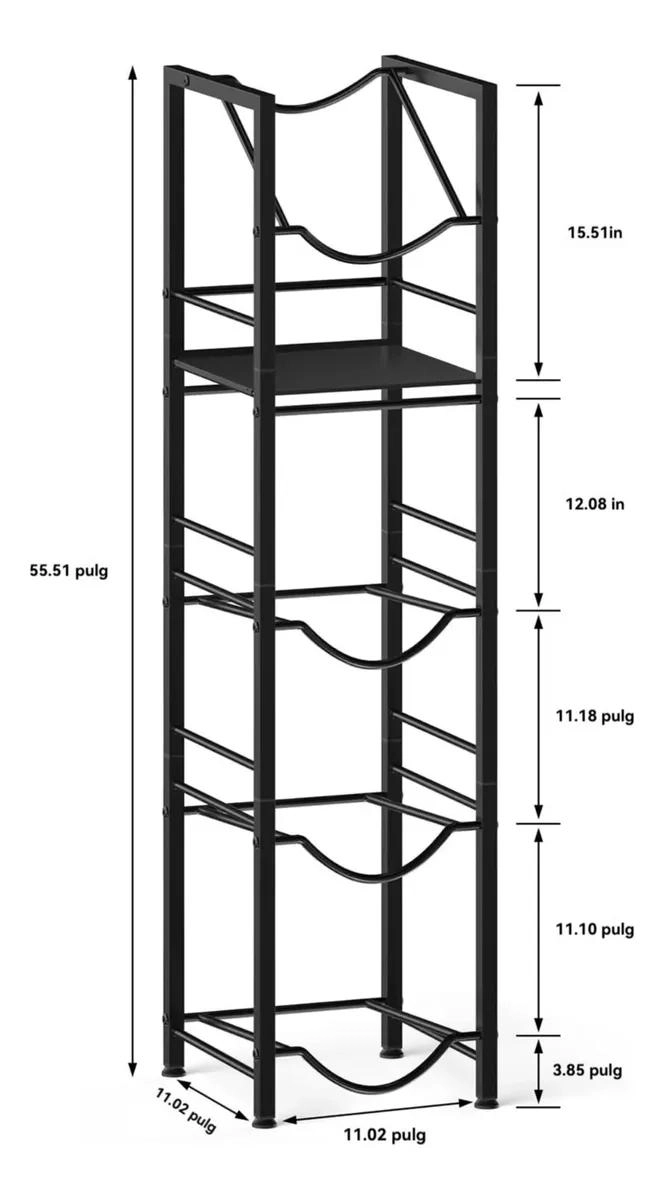 ESTANTE ORGANIZADOR PARA 4 BOTELLAS DE AGUA DE 20L - 2
