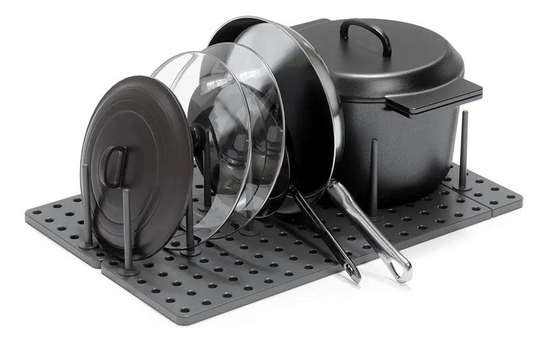 SET DE ESTANTES AJUSTABLES PARA DRENAJE EN COCINA - 1