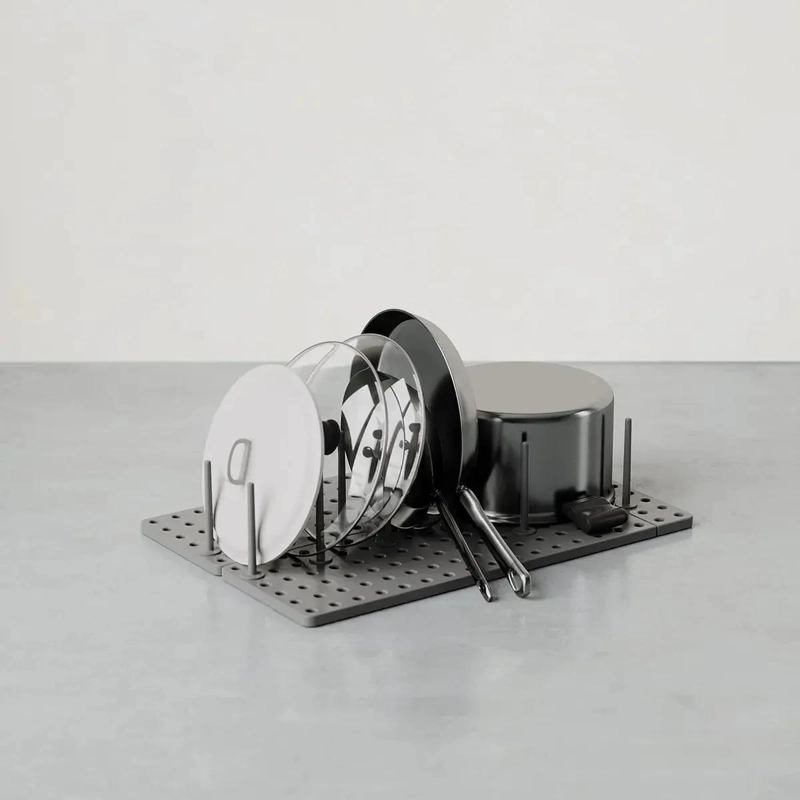 SET DE ESTANTES AJUSTABLES PARA DRENAJE EN COCINA - 4