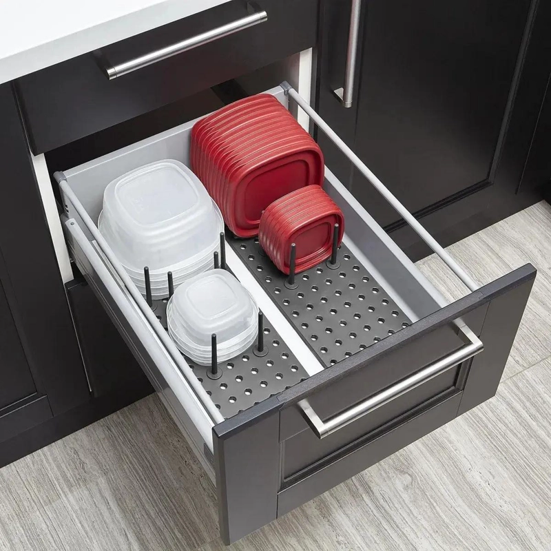 SET DE ESTANTES AJUSTABLES PARA DRENAJE EN COCINA - 5