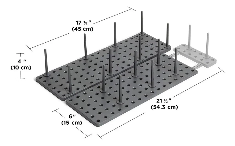 SET DE ESTANTES AJUSTABLES PARA DRENAJE EN COCINA - 7