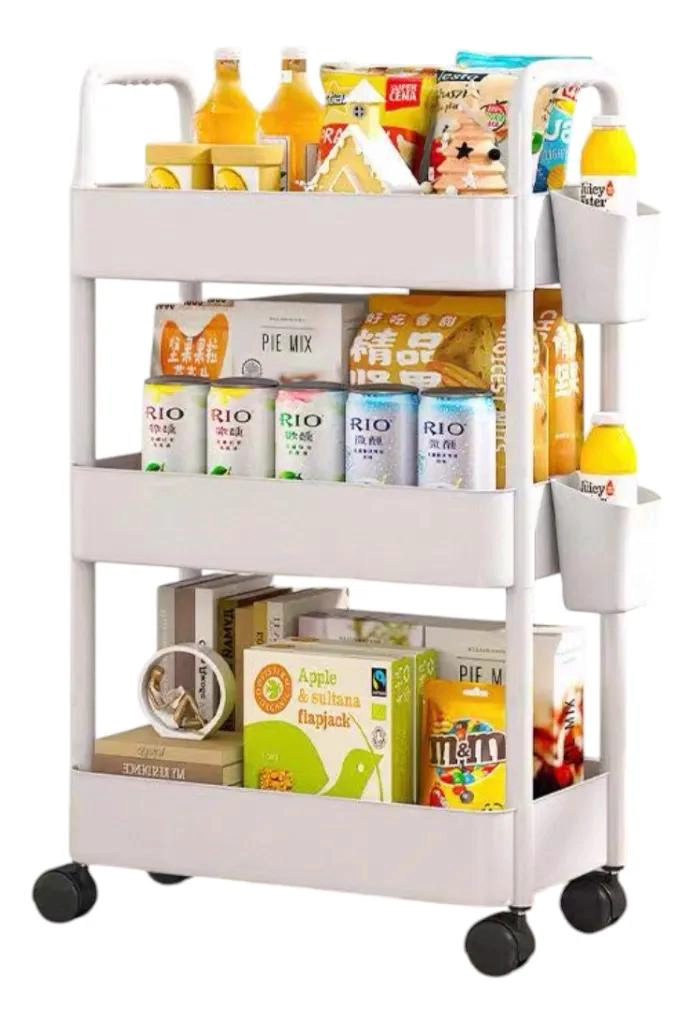 CARRITO ORGANIZADOR MULTIUSO CON RUEDAS Y 3 NIVELES - 1