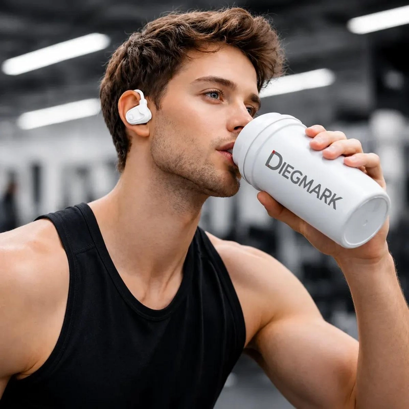 AUDIFONOS INALAMBRICOS DEPORTIVOS S19 BLUETOOTH IMPERMEABLES - 2
