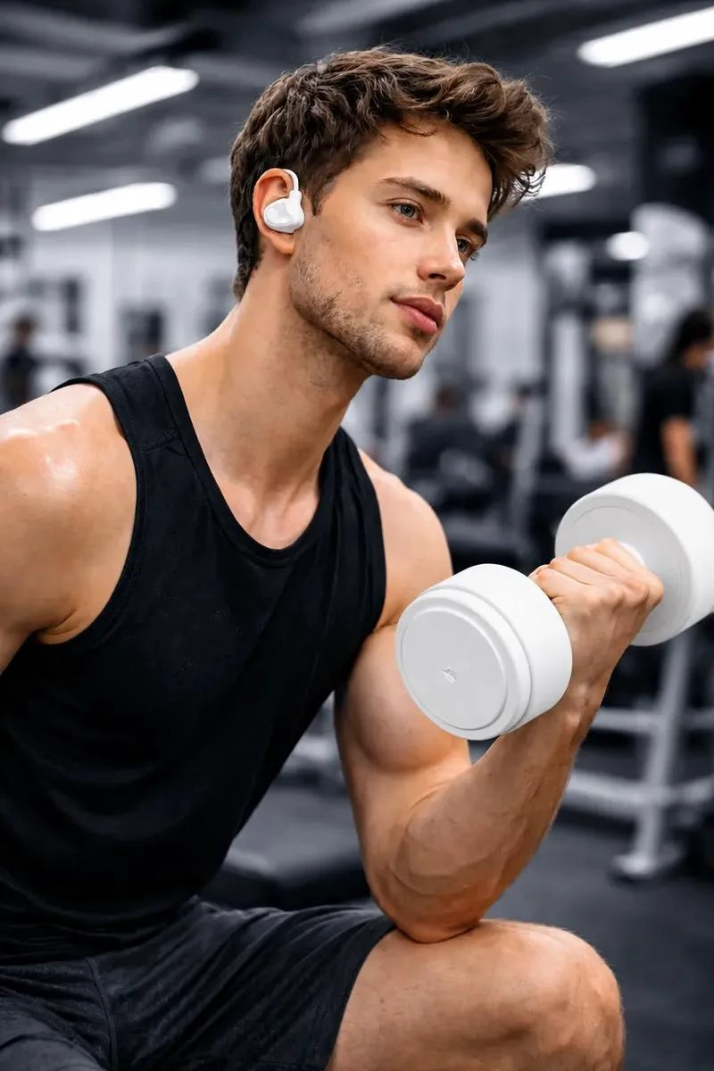 AUDIFONOS INALAMBRICOS DEPORTIVOS S19 BLUETOOTH IMPERMEABLES - 4