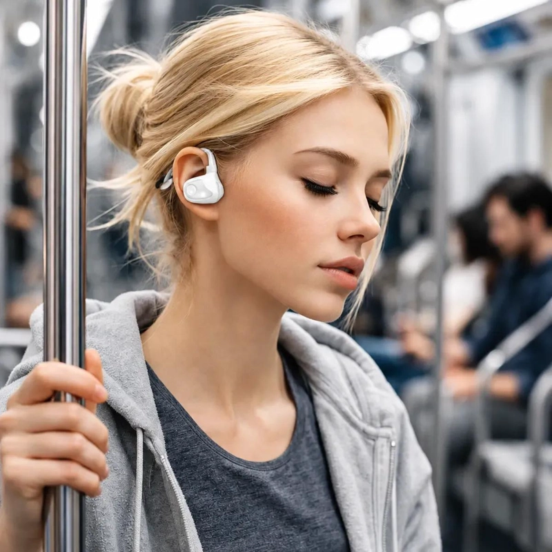 AUDIFONOS INALAMBRICOS DEPORTIVOS S19 BLUETOOTH IMPERMEABLES - 6