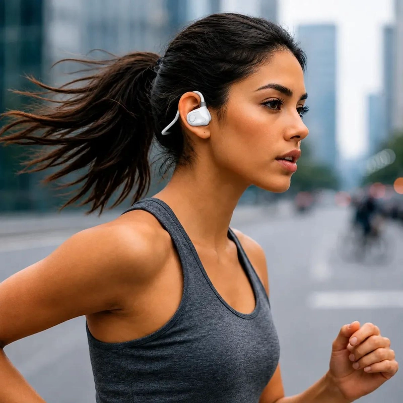 AUDIFONOS INALAMBRICOS DEPORTIVOS S19 BLUETOOTH IMPERMEABLES - 7