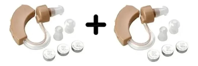 PACK DE 2 AUDIFONOS AMPLIFICADORES DE SONIDO AJUSTABLES - 1