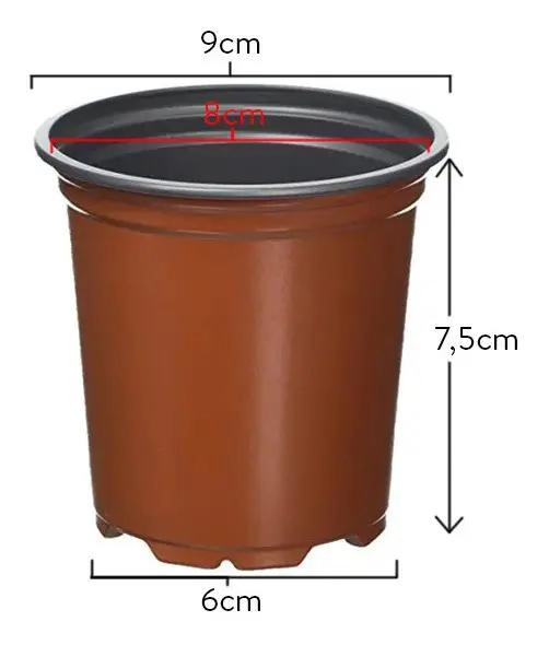 PACK DE 135 MACETEROS FLEXIBLES TERRACOTA PARA JARDINERIA - 2
