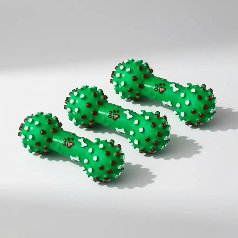 SET DE 4 PELOTAS COLORIDAS PARA PERROS CON SONIDO - 2