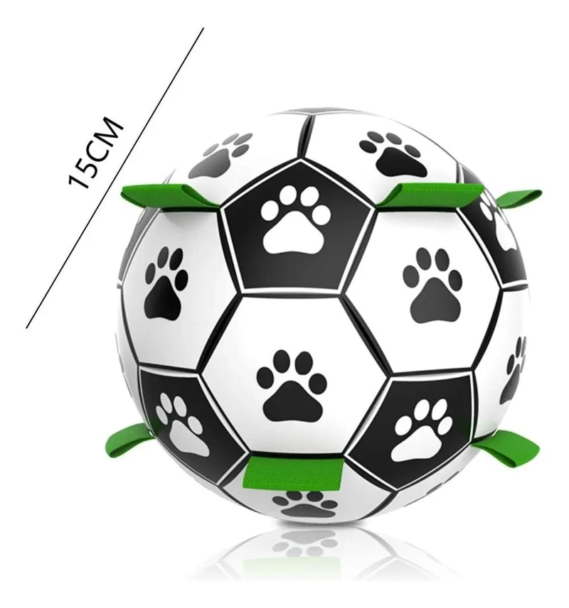 PELOTA INTERACTIVA PARA PERROS DE 15 CM CON AGARRE - 5