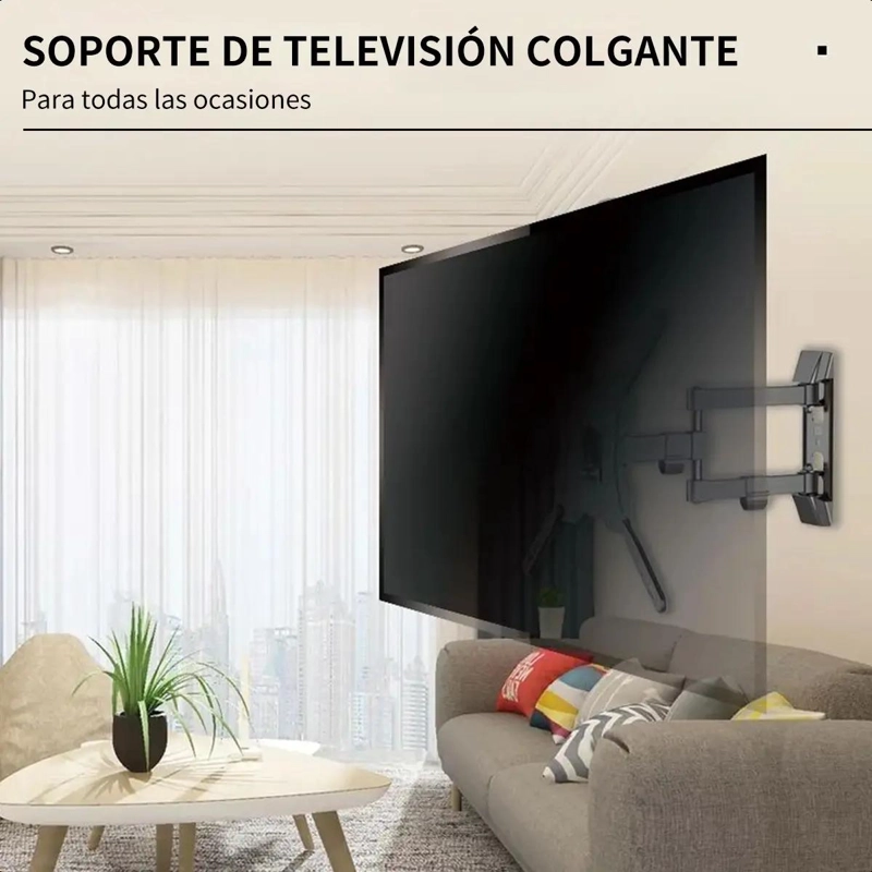 SOPORTE DE PARED ARTICULADO PARA TELEVISORES DE 40 A 80 PULGADAS - 2