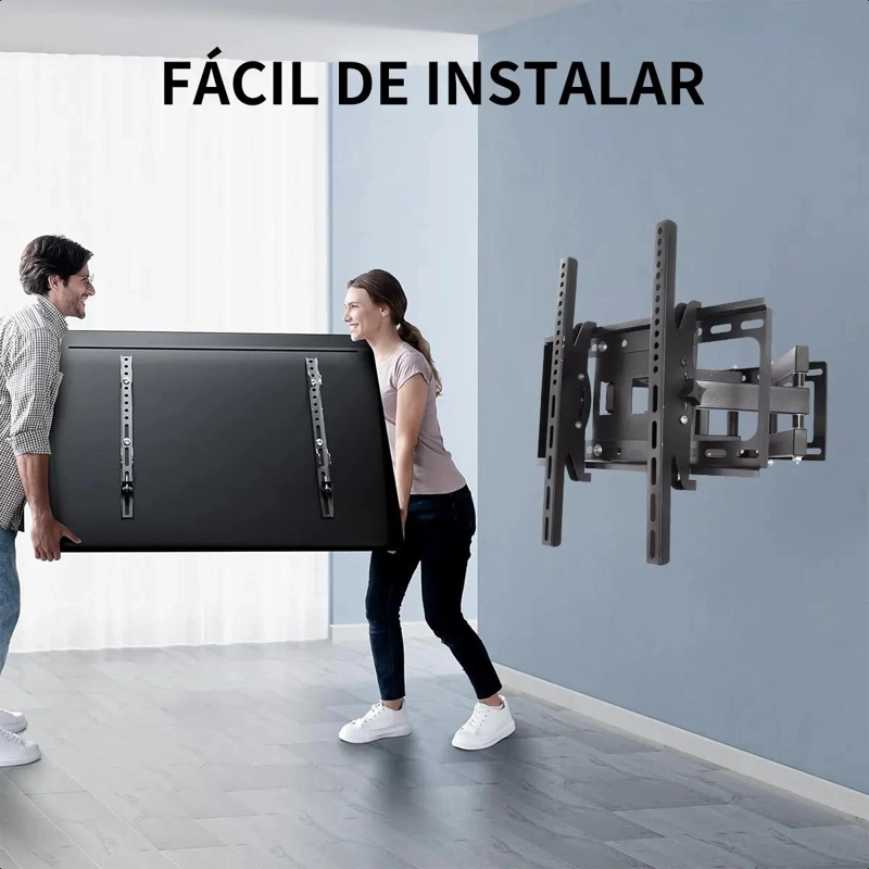 SOPORTE DE PARED ARTICULADO PARA TELEVISORES DE 40 A 80 PULGADAS - 5