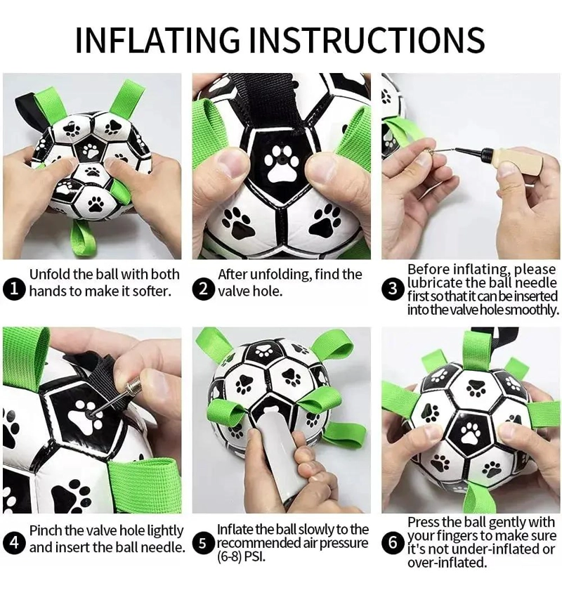 PELOTA INTERACTIVA PARA PERROS DE 15 CM CON AGARRE - 3