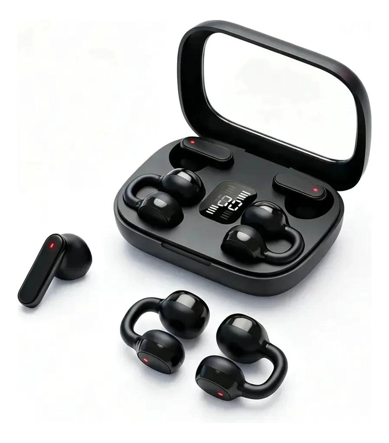AUDIFONOS BLUETOOTH 2 EN 1 CON DISEÑO IMPERMEABLE Y DUAL - 1