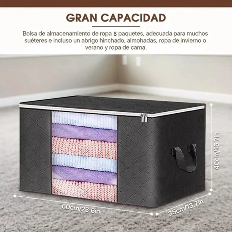 BOLSAS ORGANIZADORAS DE 80 LITROS PARA ROPA Y JUGUETES - 4