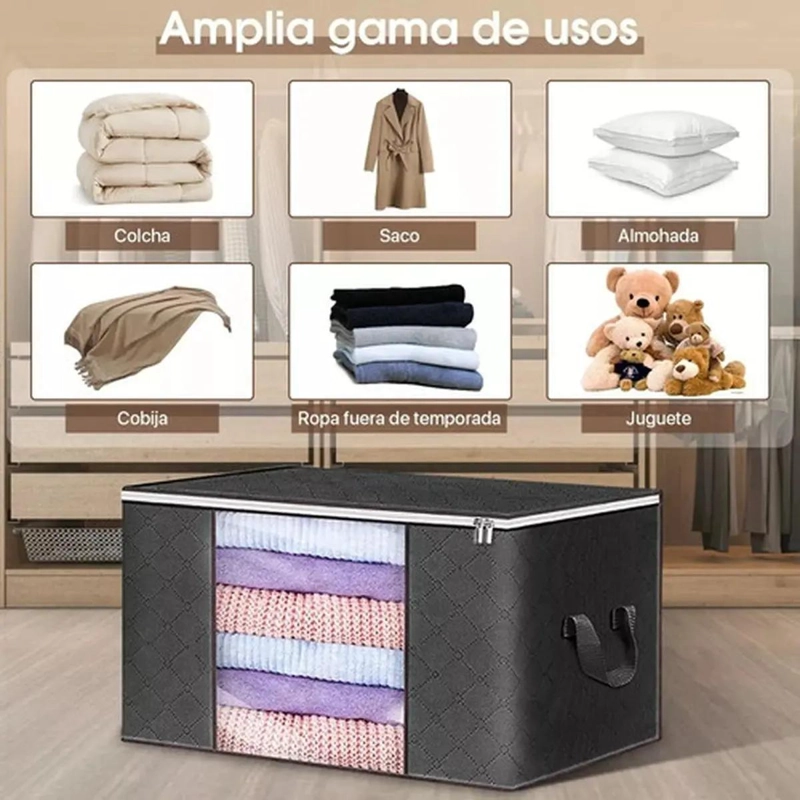 BOLSAS ORGANIZADORAS DE 80 LITROS PARA ROPA Y JUGUETES - 5