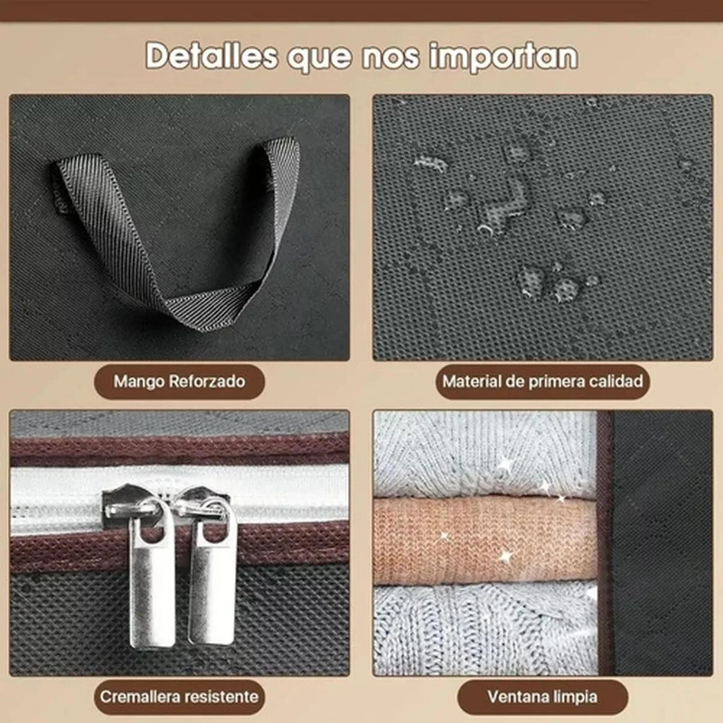 BOLSAS ORGANIZADORAS DE 80 LITROS PARA ROPA Y JUGUETES - 9