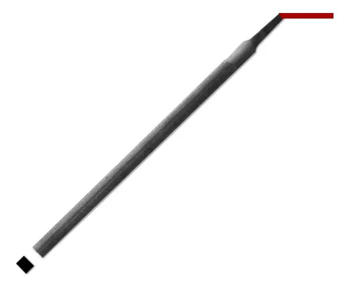 LIMA CUADRADA 2 CORTE 25.4 CM - 2