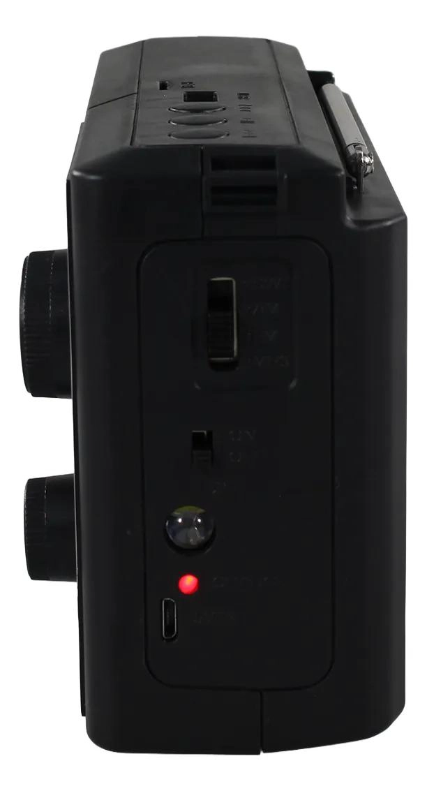RADIO SOLAR PORTATIL AM FM SW CON LUZ LED Y USB - 2