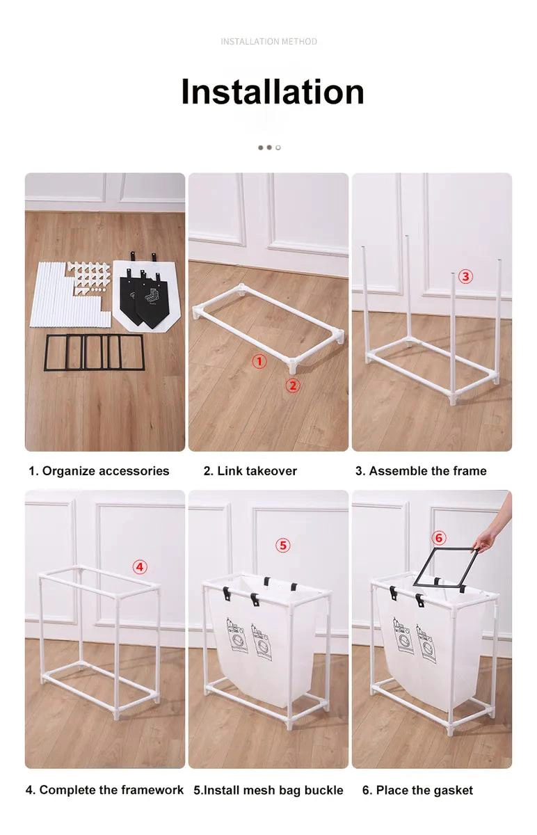 CESTO ORGANIZADOR MULTIUSOS PARA ROPA Y JUGUETES - 5