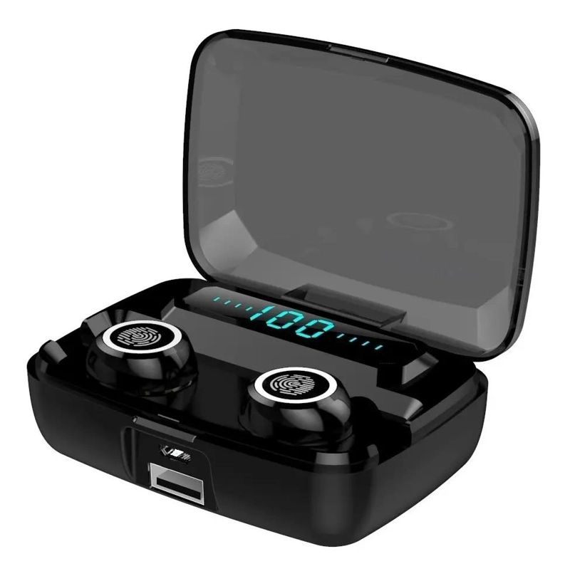 AUDIFONOS INALAMBRICOS TWS CON ESTUCHE DE CARGA Y PANTALLA LED - 4