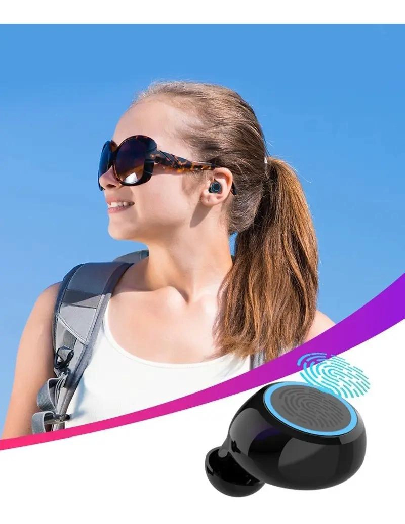 AUDIFONOS INALAMBRICOS TWS CON ESTUCHE DE CARGA Y PANTALLA LED - 9
