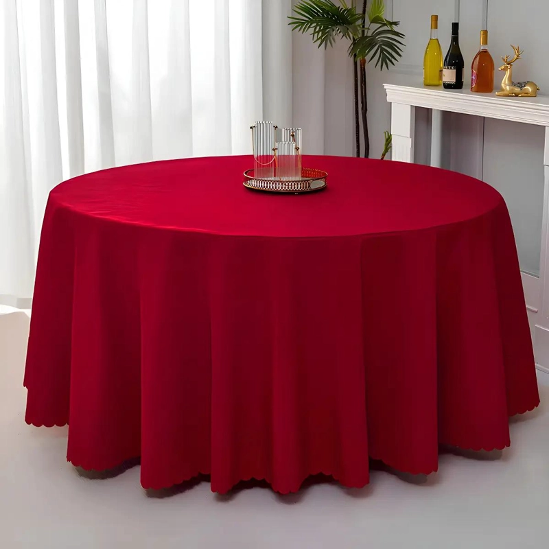 MANTEL REDONDO DE POLIE STER 3 METROS PARA MESAS - 1