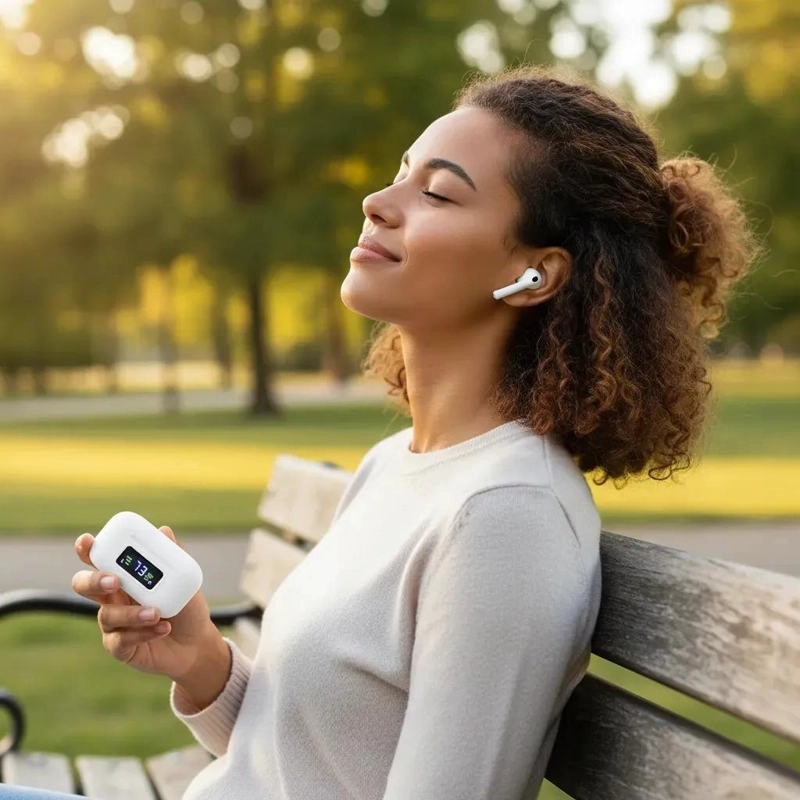 AUDIFONOS INALAMBRICOS TWS CON BLUETOOTH 5.3 Y CANCELACION DE RUIDO - 7