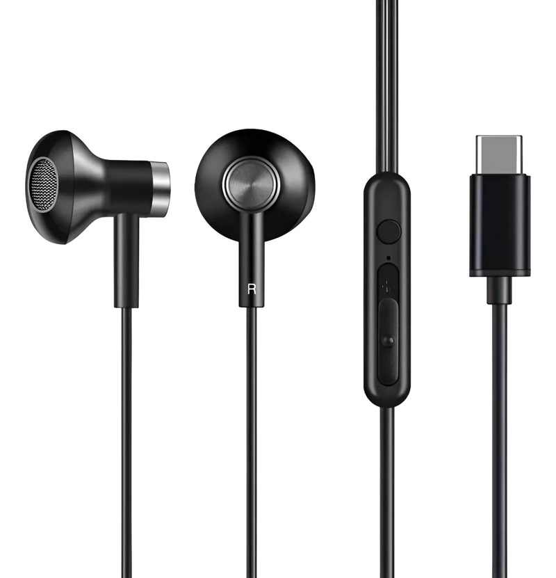 AUDIFONOS USB TIPO C CON DISEÑO ERGONOMICO Y MICROFONO - 1