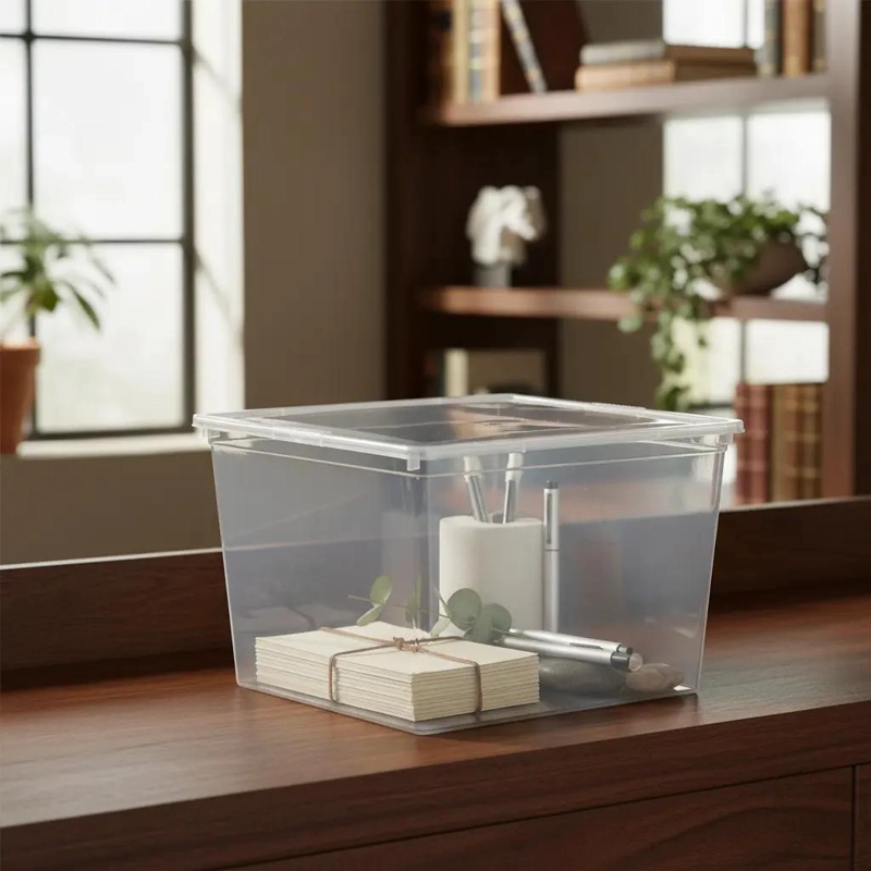 CAJA ORGANIZADORA APILABLE 30 L IDEAL PARA JUGUETES Y LIBROS - 1