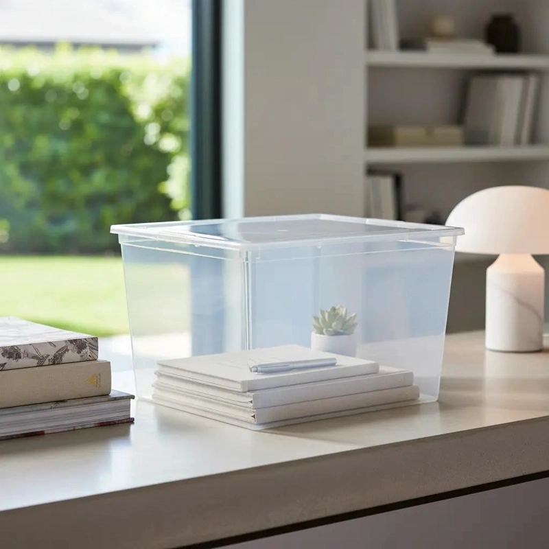 CAJA ORGANIZADORA APILABLE 30 L IDEAL PARA JUGUETES Y LIBROS - 2