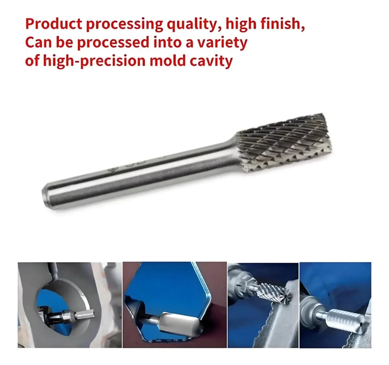 LIMA DE ACERO DE TUNGSTENO 7 CM CON MANGO - 3