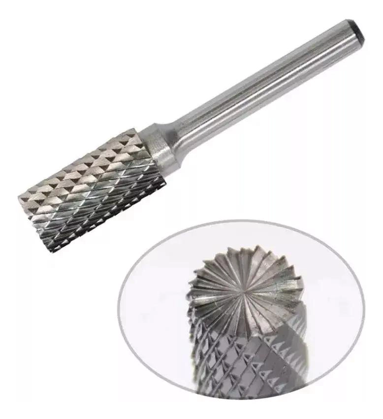 LIMA DE ACERO DE TUNGSTENO 7 CM CON MANGO - 8