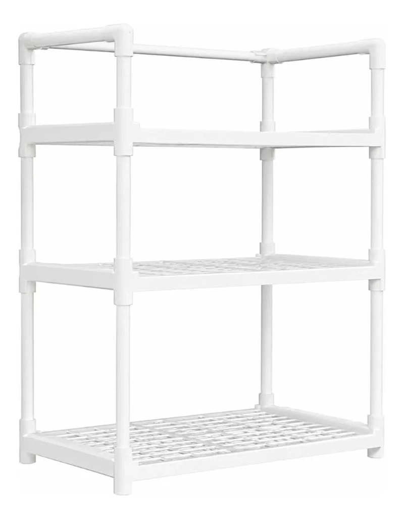 RACK ORGANIZADOR PLASTICO MULTIUSOS 3 NIVELES PARA COCINA - 3