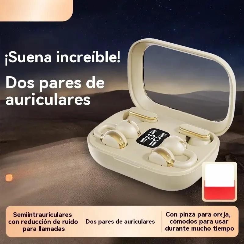 AUDIFONOS INALAMBRICOS BLUETOOTH 6.0 CON MICROFONO INTEGRADO - 5