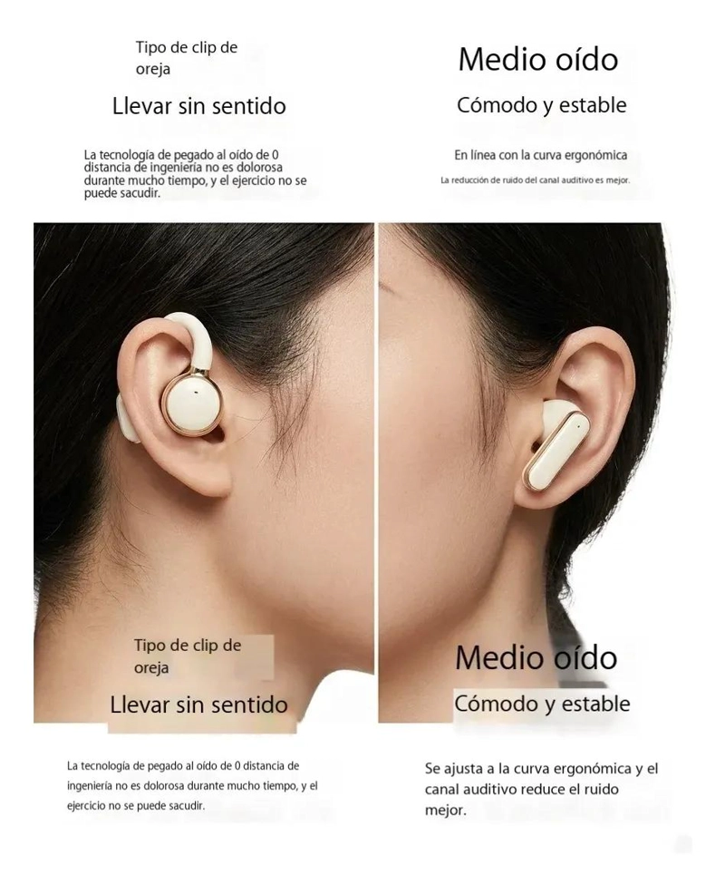 AUDIFONOS INALAMBRICOS BLUETOOTH 6.0 CON MICROFONO INTEGRADO - 6