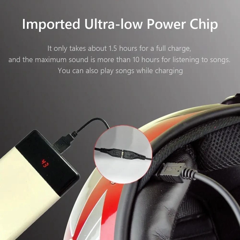 AURICULARES BLUETOOTH IMPERMEABLES PARA MOTOCICLISMO - 9