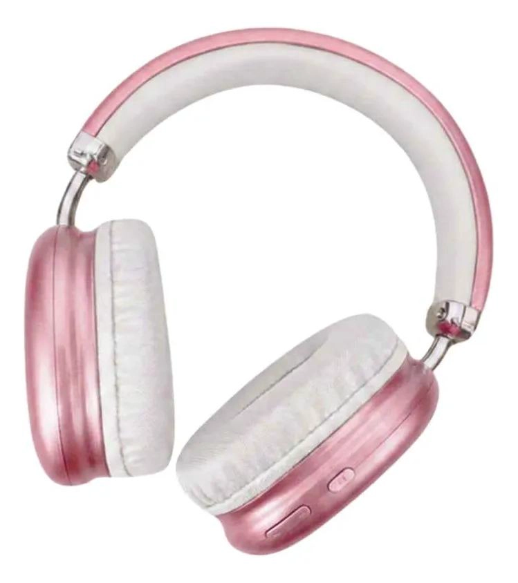 AUDIFONOS INALAMBRICOS COLOR ROSADO CON CANCELACION DE RUIDO - 1