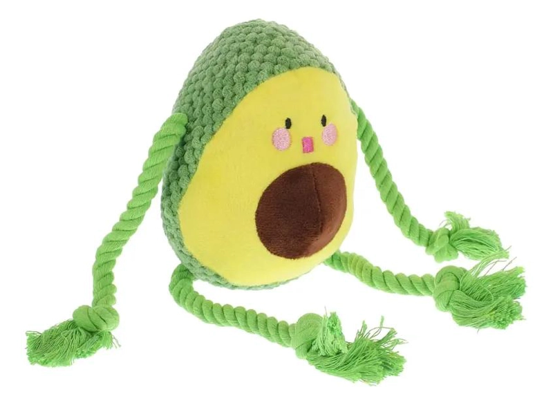 PELUCHE INTERACTIVO PARA PERROS CON CUERDA VERDE - 1