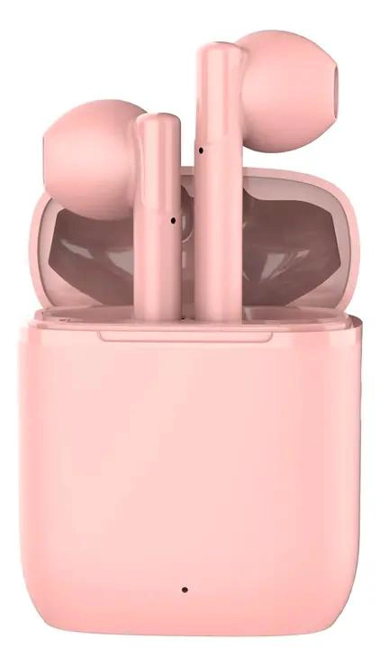 AUDIFONOS IN EAR BLUETOOTH TWS ROSA CON MICROFONO - 2