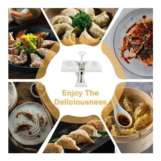 PRENSA PARA HACER EMPANADAS Y GYOZAS DE ACERO INOXIDABLE - 6