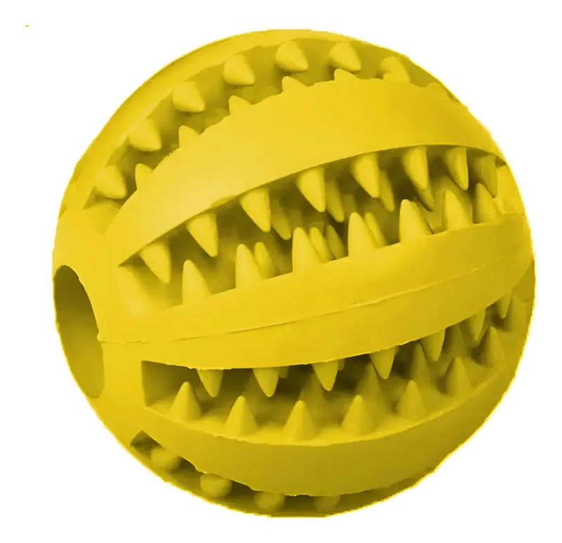 PELOTA DE LIMPIEZA DENTAL PARA MASCOTAS TALLA MEDIANA - 1