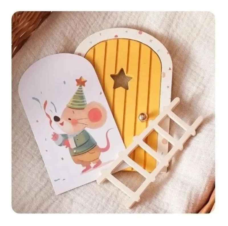 PUERTA AMARILLA DEL RATON PE REZ CON ACCESORIOS MAGICOS - 2